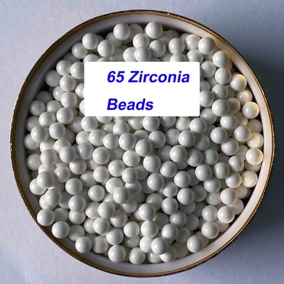 Το πυριτικό άλας διακοσμεί 65 αλέθοντας μέσα Zirconia 1,2 - 1.4mm 1,4 - 1.6mm για το επίστρωμα χρωμάτων με χάντρες