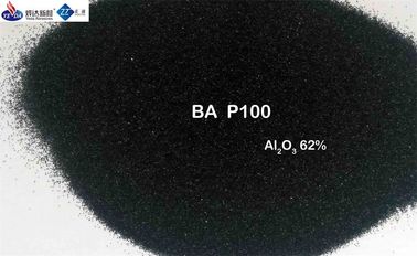 Αιχμηρό συνθετικό οξείδιο αλουμινίου ανατίναξης άμμου, μαύρο αργίλιο P100 οξειδίων σμυρίδων για να κάνει τις ζώνες άμμου