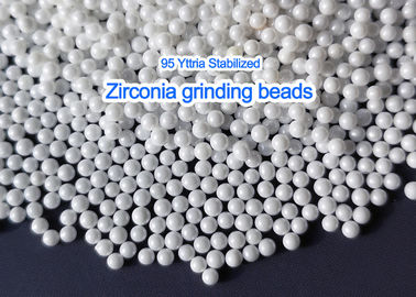 Σταθεροποιημένες Yttrium αλέθοντας χάντρες Zirconia μέσων Zirconia αλέθοντας για την υψηλή λείανση πηλού ιξώδους