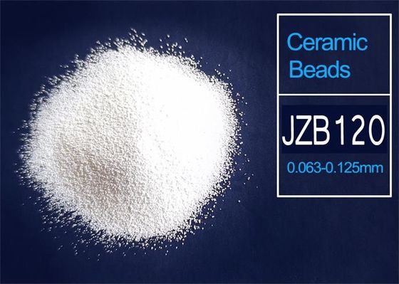 Κεραμικό MEDIA αμμόστρωσης χαντρών JZB60 JZB120 JZB205 για την επεξεργασία επιφάνειας μετάλλων