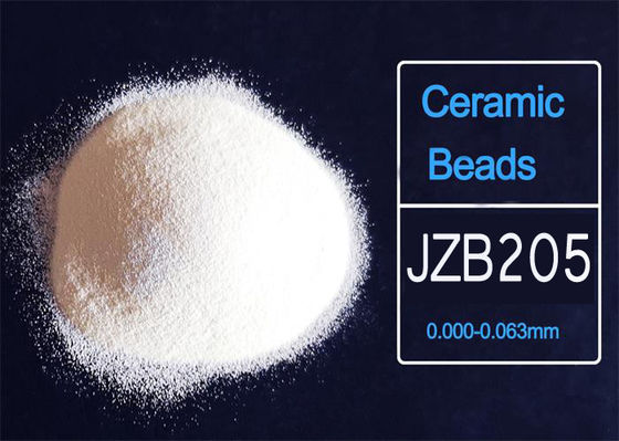 Κεραμικό MEDIA αμμόστρωσης χαντρών JZB60 JZB120 JZB205 για την επεξεργασία επιφάνειας μετάλλων