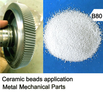B80 κεραμικά μέσα ανατίναξης επιφάνειας μετάλλων για τα μηχανικά μέρη