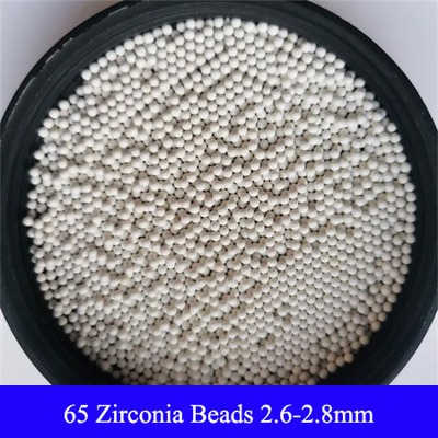 το πυριτικό άλας ζιρκονίου 1.61.8mm 2.62.8mm διακοσμεί 65 Zirconia με χάντρες διακοσμεί τα αλέθοντας μέσα