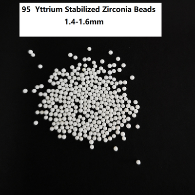 95 Yttria Zirconia διακοσμούν τις αλέθοντας σφαίρες υψηλό Strengnth με χάντρες 1.41.6mm Zirconia