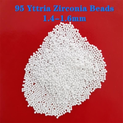 95 κεραμικές αλέθοντας σφαίρες σταθεροποιημένο μέσα Zirconia 1,2 - 1.4mm Yttria