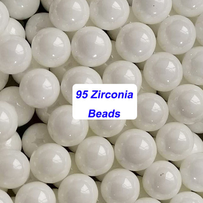 TZP 95 σταθεροποιημένες Yttrium σφαίρες οξειδίων χαντρών Zirconia 0,6 - 0.8mm 0,9 - 1.1mm