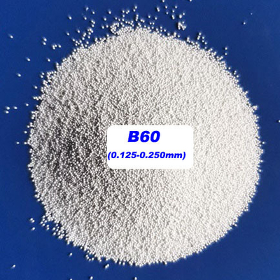 Τα B40 κεραμικά μέσα B60 ανατίναξης χαντρών 0,250 - 0.425mm Zirconia για τη μεταλλίνη τελειώνουν