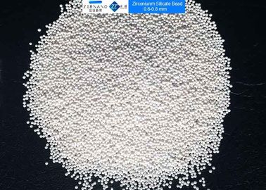 Σκληρά χάντρες πυριτικών αλάτων ζιρκονίου 0,6 - 0,8 χιλ. για την καλή ρευστότητα χρωστικών ουσιών/χρωστικών ουσιών