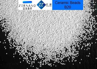 Υψηλά σκληρότητας μέσα ZrO2 60 ανατίναξης Zirconia κεραμικά - 66% B20, B60, B120, υλικό προεπεξεργασίας επιφάνειας B205