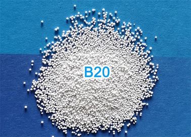 B20 κεραμική χάντρα 600 - 850 μm μεγέθους που ανατινάζει τη σκληρότητα πυκνότητας 700HV 3.85g/cm3