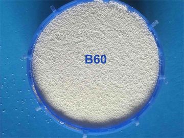 62 - Κεραμικά μέσα B60 0,125 - 0.250mm ανατίναξης χαντρών 66% ZrO2 για την επιφάνεια ανοξείδωτου