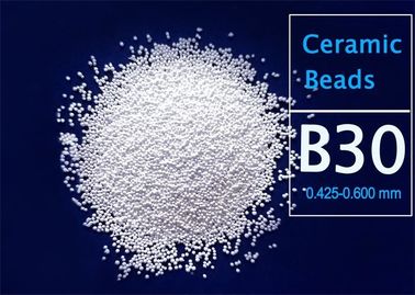 ZrO2 60% κεραμικά καθαρίζοντας μέσα αμμόστρωσης χαντρών μέσων B30 κεραμικά