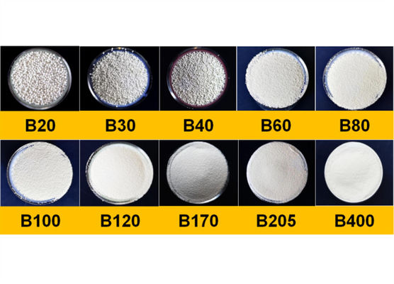 B30 κεραμικό μέγεθος μέσων ανατίναξης χαντρών 0,425 - 0.600mm για τον καθαρισμό αμμόστρωσης