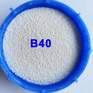 JZB40 κεραμικές χάντρες πυριτικών αλάτων ζιρκονίου μέσων ανατίναξης για το ελαφρύ κράμα μετάλλων