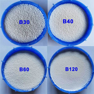 60HRC κεραμικές χάντρες B120 B150 B170 B205 Zirconia μέσων ανατίναξης για το γκολφ &amp; την τεχνητή ένωση
