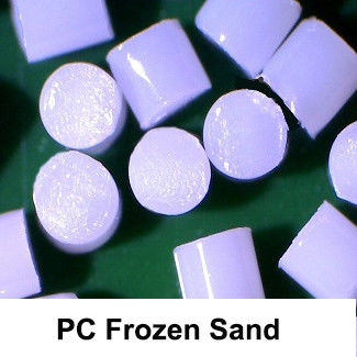 Κρυογόνος αφαιρώντας το χνούδι παγωμένη PC άμμος πολυανθράκων για την ηλεκτρονική &amp; Diecast Deburring