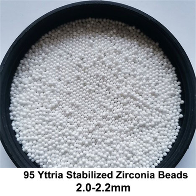 95 σταθεροποιημένο Yttrium Zirconia διακοσμούν τα αλέθοντας μέσα για το υψηλό ιξώδες &amp; τα υψηλά υλικά σκληρότητας με χάντρες