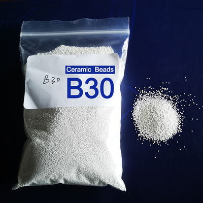 B20 - B400 κεραμική χάντρα που ανατινάζει τα λειαντικά μέσα που ανατινάζουν τις χάντρες Zirconia