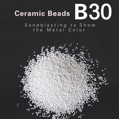 Χωρίς σκόνη κεραμική λήξη επιφάνειας ανατίναξης άμμου μέσων B30 ανατίναξης χαντρών