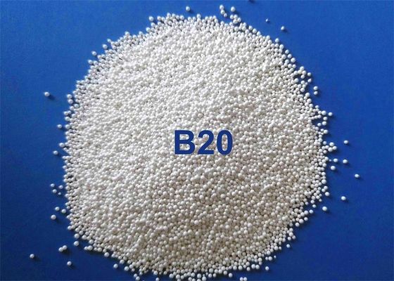 Low Dust Zirnano Ceramic Bead Blasting For Rubber Mold / Glass Mold Cleaning