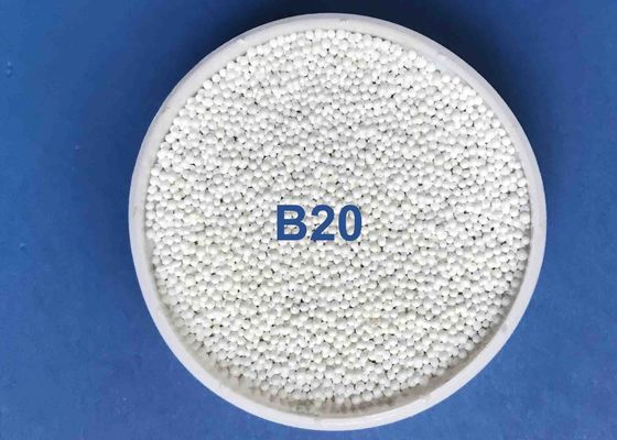 Low Dust Zirnano Ceramic Bead Blasting For Rubber Mold / Glass Mold Cleaning