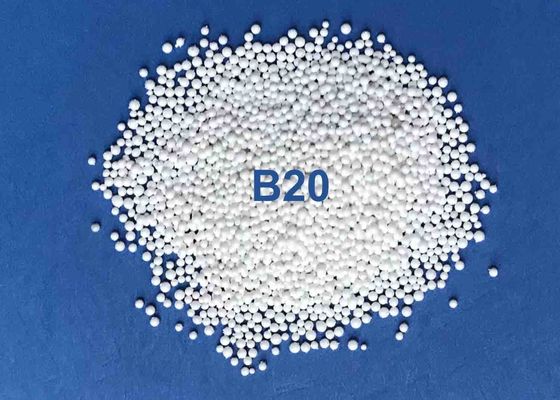 Low Dust Zirnano Ceramic Bead Blasting For Rubber Mold / Glass Mold Cleaning