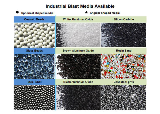 25kgs 55lbs Bucket Packaged Ceramic Blasting Media Fracture Resistance