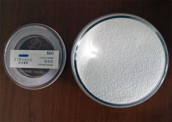 Size B60 Ceramic Beads Blasting Media Long Service Life 20-30 times of glass beads