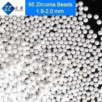 95 κεραμικές χάντρες μέσων Zirconia αλέθοντας υψηλής αντοχής για την ηλεκτρονική κεραμική διασπορά πηλού