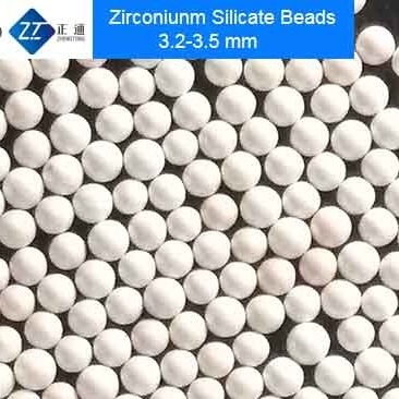 2.2 - 2.5mm 65 σφαίρες οξειδίων ζιρκονίου, μέσα άλεσης 0,6 - 0.8mm Zirconia